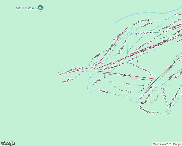 map of restaurants, bars, coffee shops, grocery stores, and more near 33 Village Rd in Waterville Valley