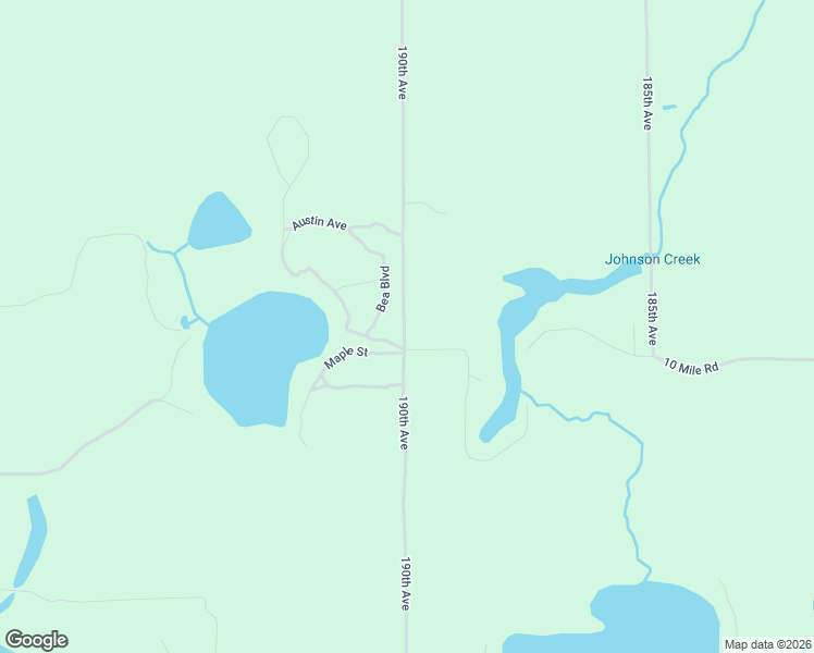 map of restaurants, bars, coffee shops, grocery stores, and more near 10145 South 190th Avenue in Reed City