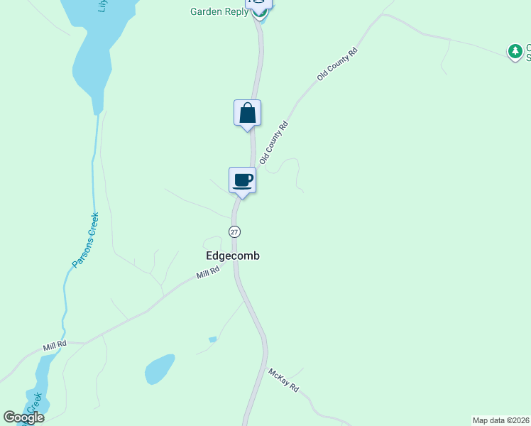 map of restaurants, bars, coffee shops, grocery stores, and more near 660 Boothbay Road in Edgecomb
