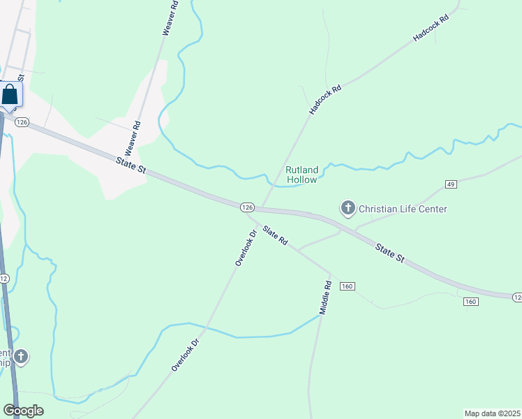 map of restaurants, bars, coffee shops, grocery stores, and more near 25596 State Street in Watertown