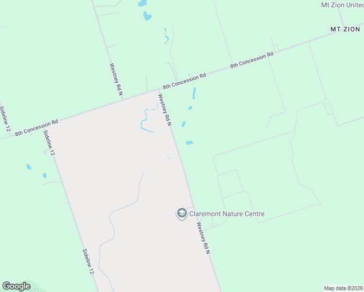 map of restaurants, bars, coffee shops, grocery stores, and more near 4395 Westney Road North in Pickering