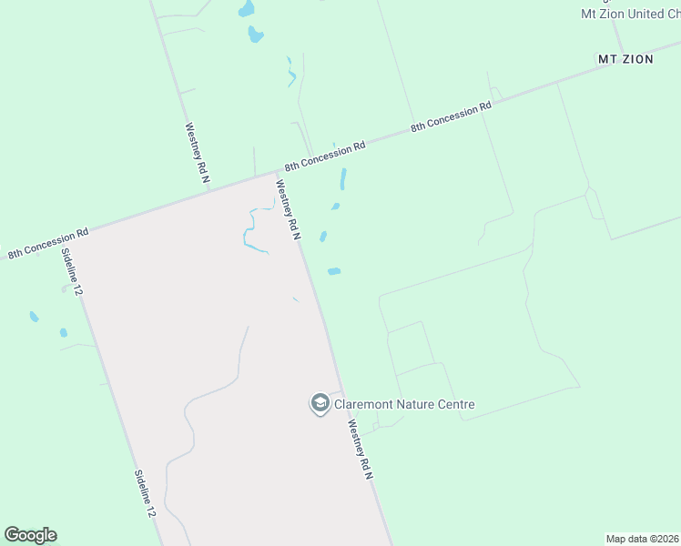 map of restaurants, bars, coffee shops, grocery stores, and more near 4395 Westney Rd in Pickering