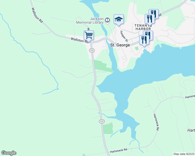 map of restaurants, bars, coffee shops, grocery stores, and more near 17 Hope Lane in St. George