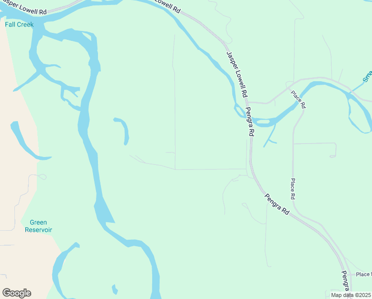 map of restaurants, bars, coffee shops, grocery stores, and more near 38040 Pengra Road in Fall Creek