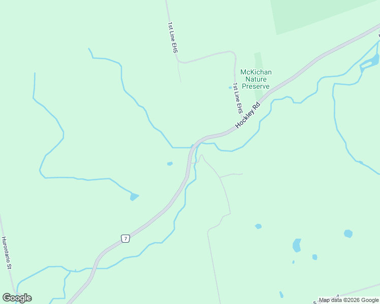 map of restaurants, bars, coffee shops, grocery stores, and more near 307208 Hockley Road in Orangeville