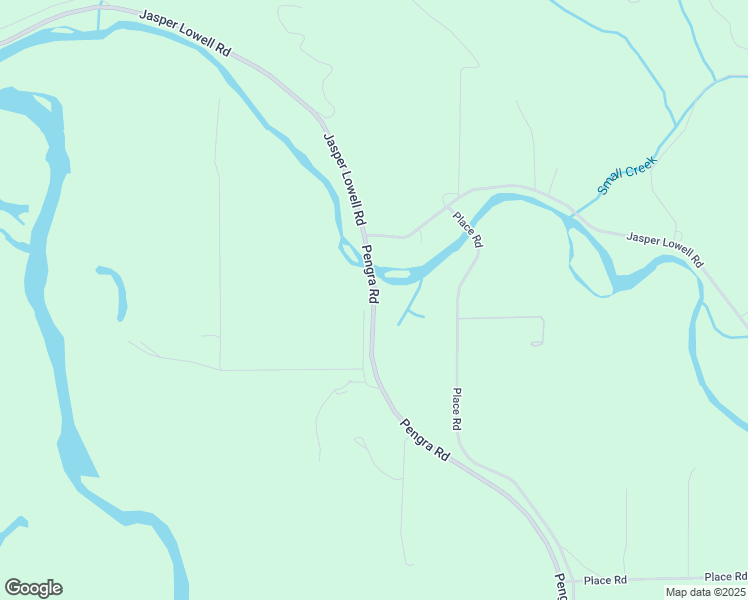 map of restaurants, bars, coffee shops, grocery stores, and more near 38040 Pengra Road in Fall Creek