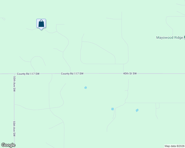 map of restaurants, bars, coffee shops, grocery stores, and more near 4850 County Road 117 Southwest in Rochester
