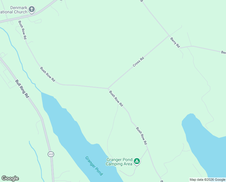 map of restaurants, bars, coffee shops, grocery stores, and more near 198 Bush Row Road in Denmark