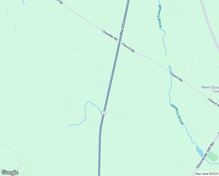 map of restaurants, bars, coffee shops, grocery stores, and more near 616 Lewiston Road in New Gloucester