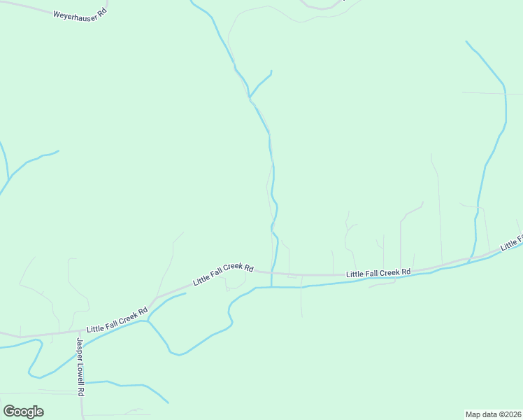 map of restaurants, bars, coffee shops, grocery stores, and more near 39573 Little Fall Creek Road in Fall Creek