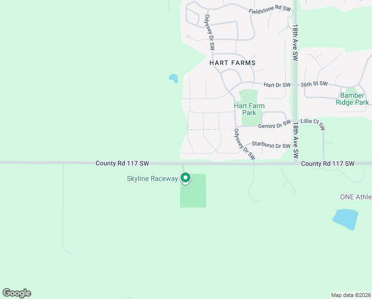 map of restaurants, bars, coffee shops, grocery stores, and more near 2340 Starburst Drive Southwest in Rochester