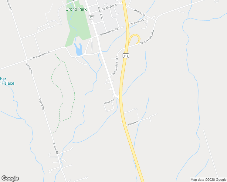 map of restaurants, bars, coffee shops, grocery stores, and more near 4726 Main Street in Clarington
