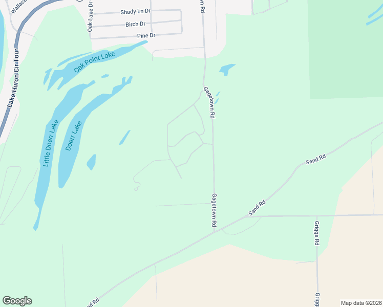 map of restaurants, bars, coffee shops, grocery stores, and more near County Kerry Drive in Caseville