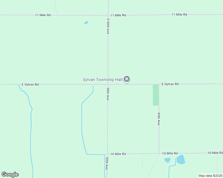 map of restaurants, bars, coffee shops, grocery stores, and more near 9747-10499 50th Avenue in Evart