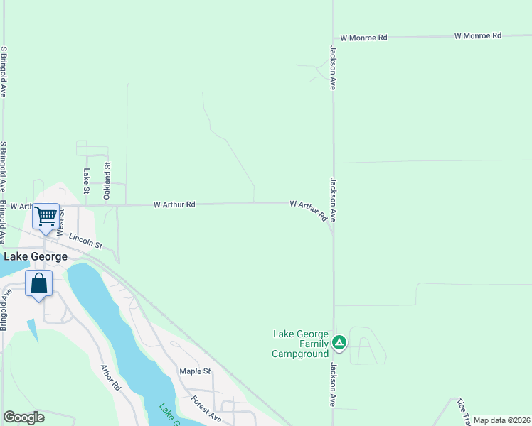 map of restaurants, bars, coffee shops, grocery stores, and more near 511-4270 West Arthur Road in Harrison