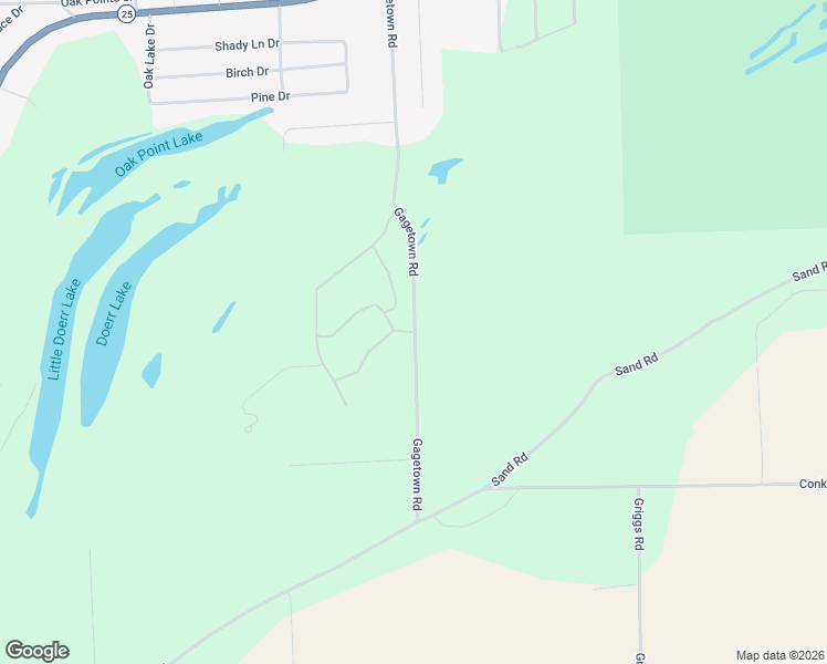 map of restaurants, bars, coffee shops, grocery stores, and more near County Kerry Drive in Caseville