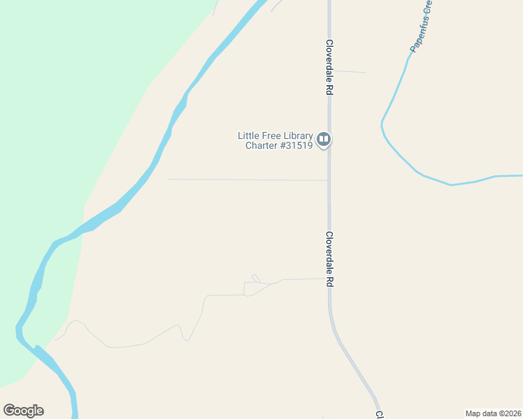 map of restaurants, bars, coffee shops, grocery stores, and more near 84816 Cloverdale Road in Creswell