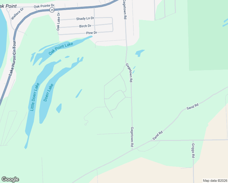 map of restaurants, bars, coffee shops, grocery stores, and more near Tipperary Drive in Caseville