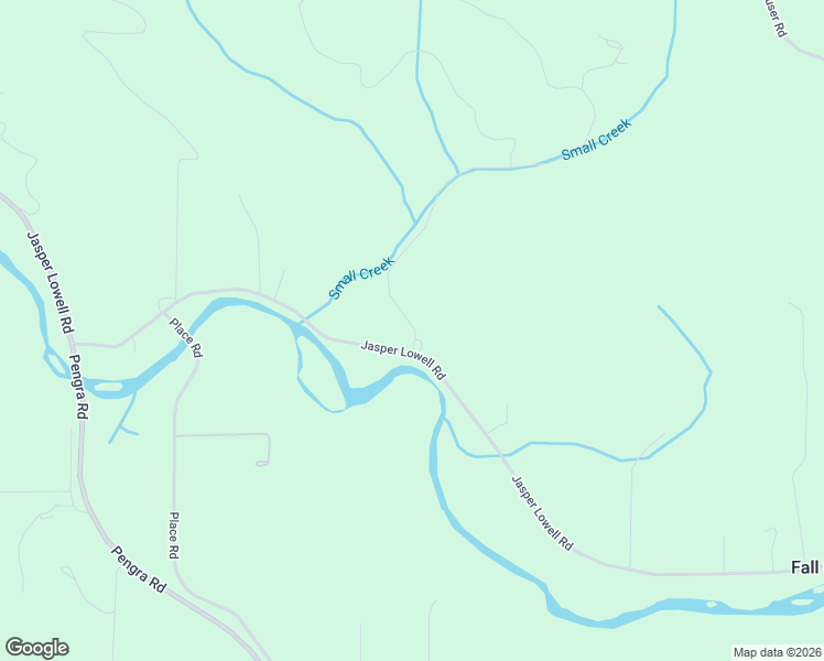 map of restaurants, bars, coffee shops, grocery stores, and more near 38519 Jasper Lowell Road in Fall Creek