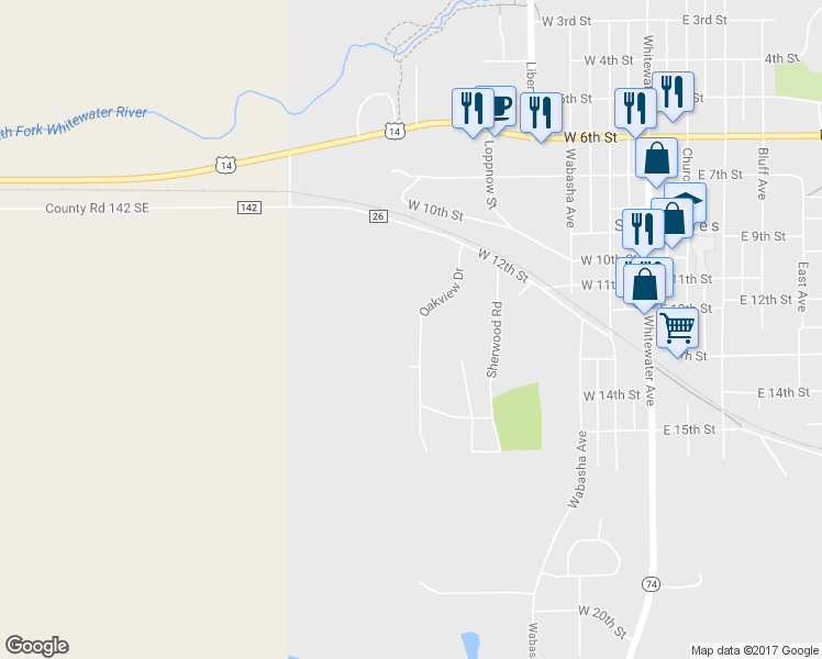 map of restaurants, bars, coffee shops, grocery stores, and more near 1196 Oakview Drive in Saint Charles