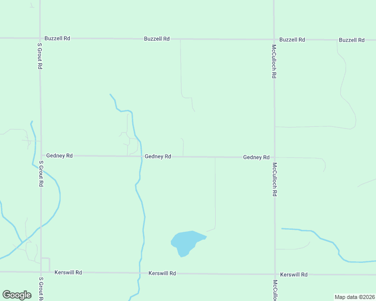 map of restaurants, bars, coffee shops, grocery stores, and more near 4129-4249 Gedney Road in Gladwin