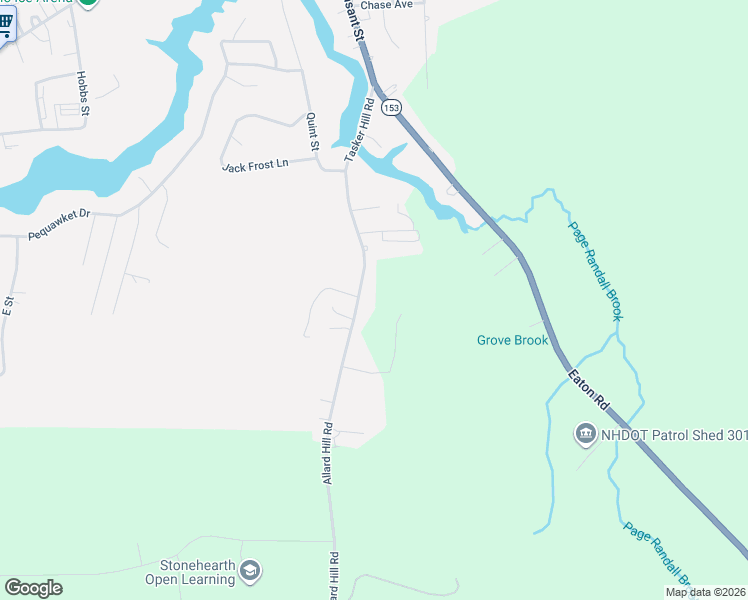 map of restaurants, bars, coffee shops, grocery stores, and more near 219 Tasker Hill Road in Conway