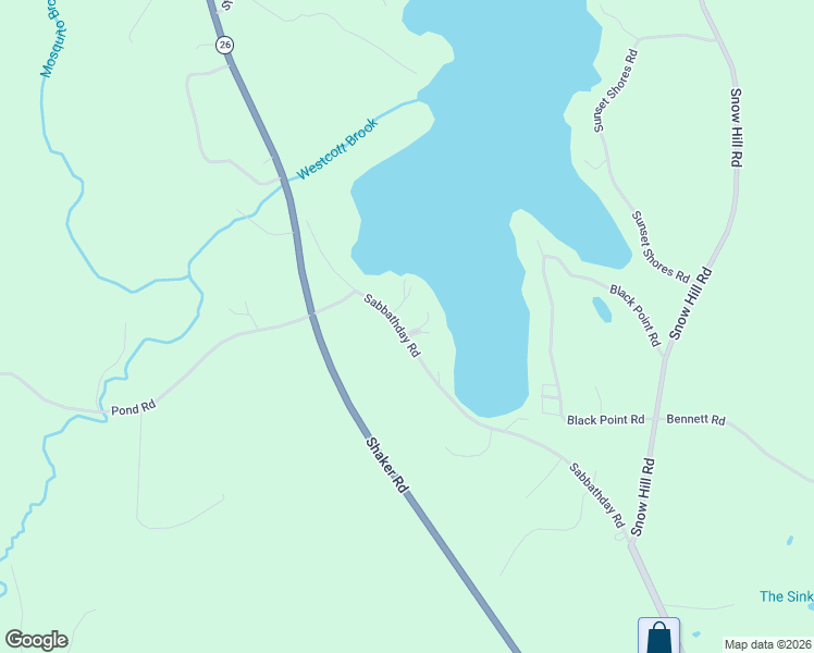 map of restaurants, bars, coffee shops, grocery stores, and more near 415 Sabbathday Road in New Gloucester