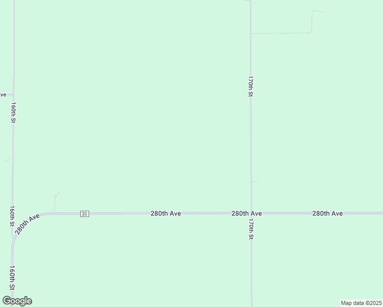 map of restaurants, bars, coffee shops, grocery stores, and more near 16651 280th Avenue in Waseca