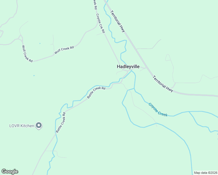 map of restaurants, bars, coffee shops, grocery stores, and more near 84998 Battle Creek Road in Eugene