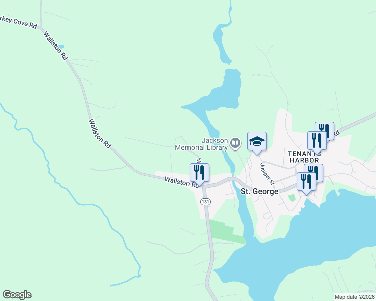 map of restaurants, bars, coffee shops, grocery stores, and more near 93 Morris Lane in St. George