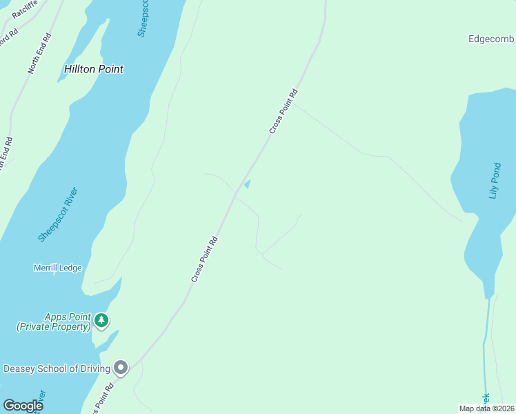 map of restaurants, bars, coffee shops, grocery stores, and more near 21 Shadis Road in Edgecomb