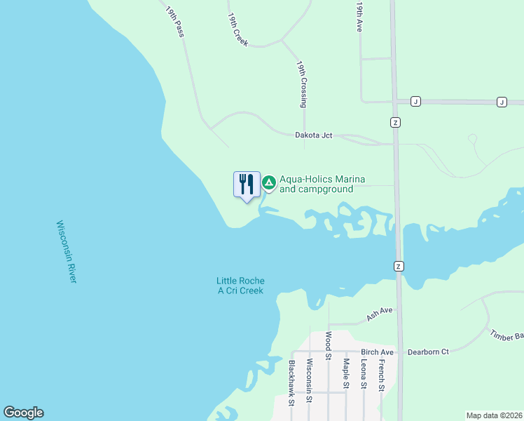 map of restaurants, bars, coffee shops, grocery stores, and more near 1943 Dakota Lane in Friendship
