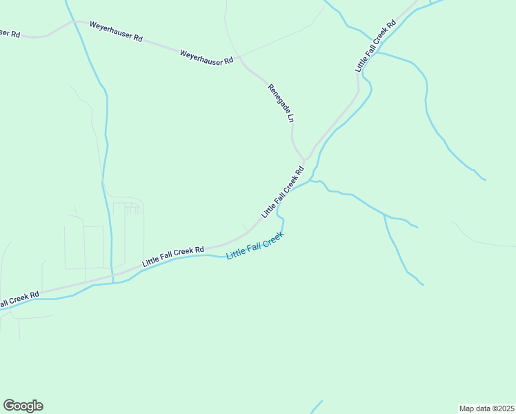 map of restaurants, bars, coffee shops, grocery stores, and more near 40631 Little Fall Creek Road in Fall Creek