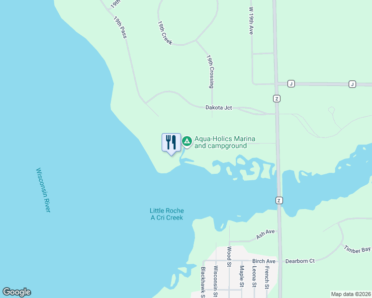 map of restaurants, bars, coffee shops, grocery stores, and more near 1943 Dakota Lane in Friendship