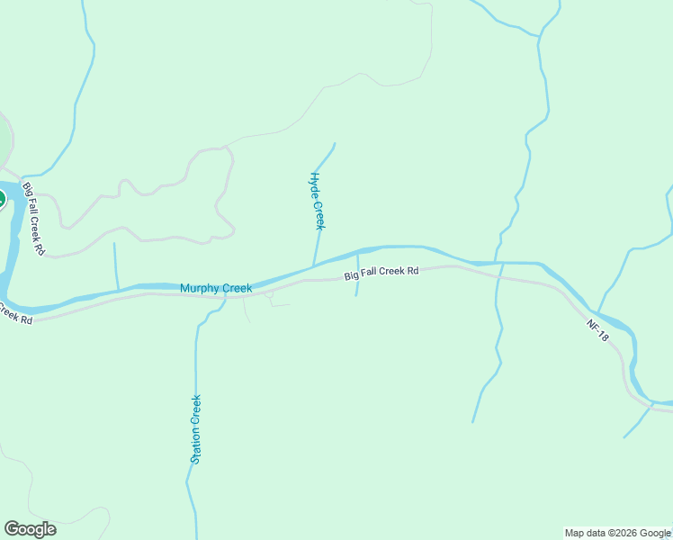 map of restaurants, bars, coffee shops, grocery stores, and more near 43599 Big Fall Creek Road in Fall Creek