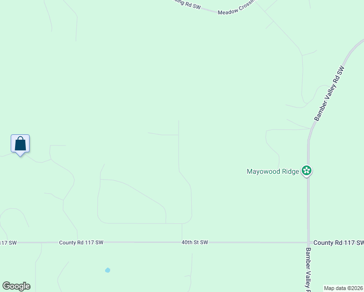 map of restaurants, bars, coffee shops, grocery stores, and more near 4496 County Road 117 Southwest in Rochester