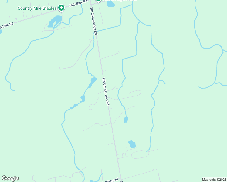 map of restaurants, bars, coffee shops, grocery stores, and more near 15625 8th Concession Road in Regional Municipality of York