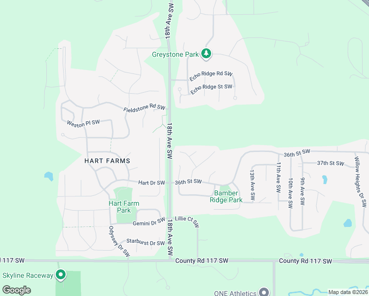 map of restaurants, bars, coffee shops, grocery stores, and more near 1729 Juniper Lane Southwest in Rochester