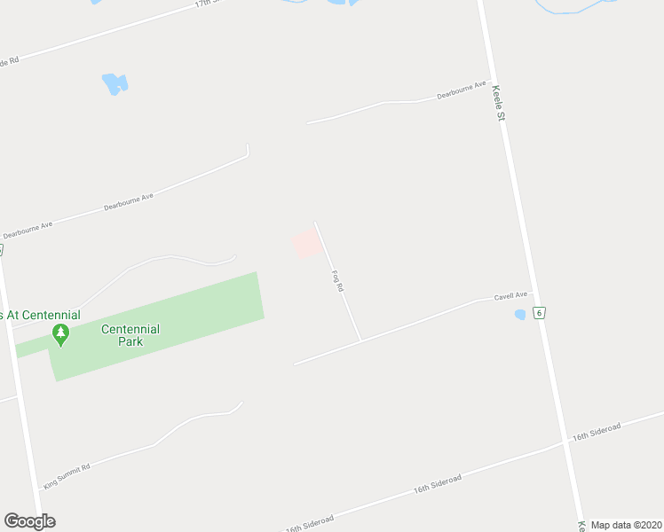 map of restaurants, bars, coffee shops, grocery stores, and more near 95 Fog Road in King City