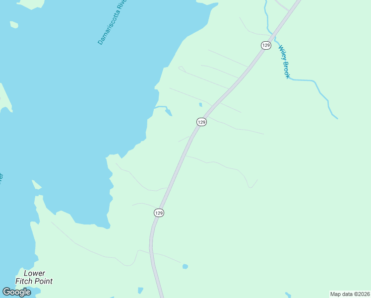 map of restaurants, bars, coffee shops, grocery stores, and more near 390 Maine 129 in South Bristol