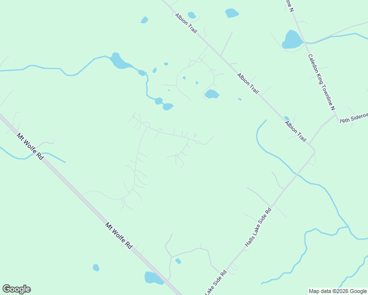 map of restaurants, bars, coffee shops, grocery stores, and more near 4 Woodlot Court in Caledon