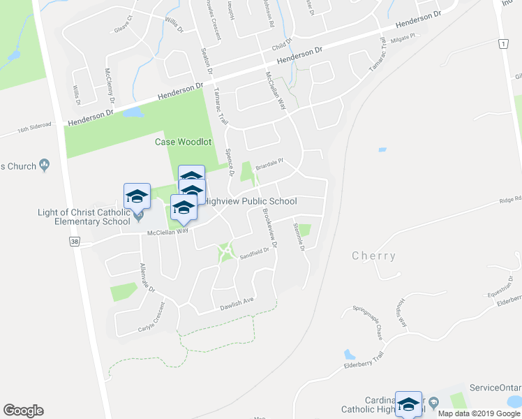 map of restaurants, bars, coffee shops, grocery stores, and more near 165 Bonny Meadows Drive in Aurora