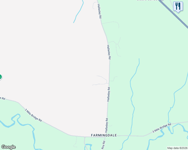 map of restaurants, bars, coffee shops, grocery stores, and more near 1456 Halladay Road in Middlebury