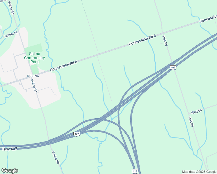 map of restaurants, bars, coffee shops, grocery stores, and more near 5600 Rundle Road in Clarington