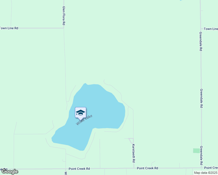 map of restaurants, bars, coffee shops, grocery stores, and more near 10425 Karstaedt Road in Kiel