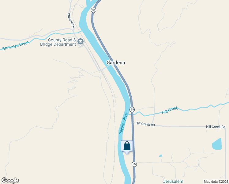 map of restaurants, bars, coffee shops, grocery stores, and more near 15 Gardena Lane in Horseshoe Bend