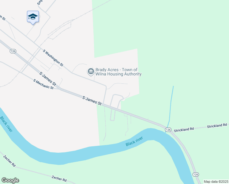 map of restaurants, bars, coffee shops, grocery stores, and more near 33 Norris Avenue in Carthage