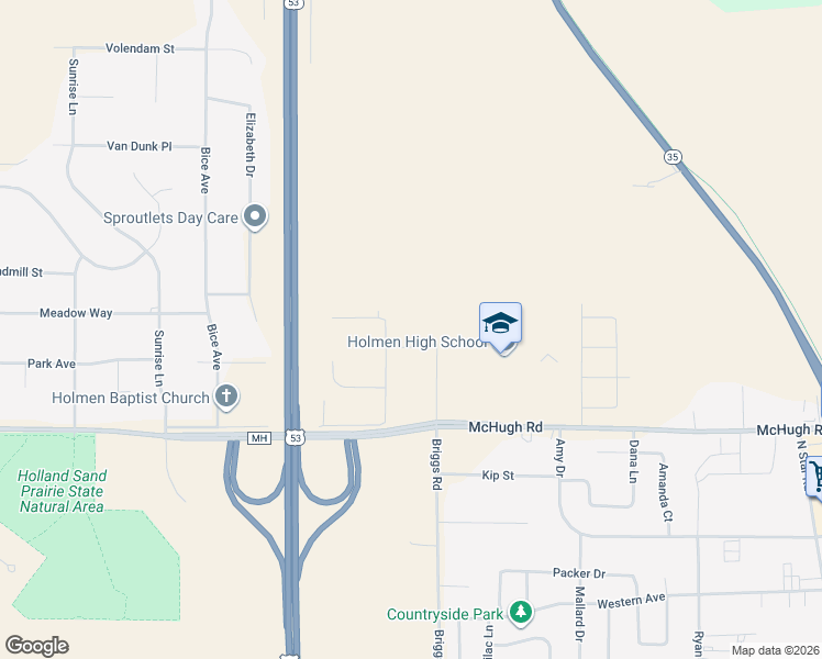 map of restaurants, bars, coffee shops, grocery stores, and more near 7520 Sween Drive in Holmen