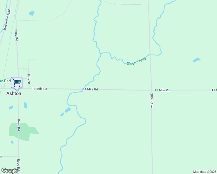 map of restaurants, bars, coffee shops, grocery stores, and more near 20334 11 Mile Road in Le Roy