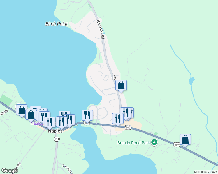 map of restaurants, bars, coffee shops, grocery stores, and more near 21 Fire Ln 94 in Naples